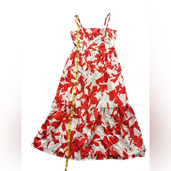 Evereve Ria dress ,Color:
Red/Ecruprint size medium. - Picture 5 of 9